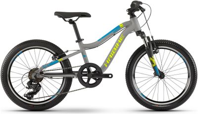 Kinderfahrrad 20 Zoll Haibike SEET Greedy 20" SF 2021 | 20 Zoll | Diamant | 26 cm | Grau/Blau/Lime matt (Bild 1)